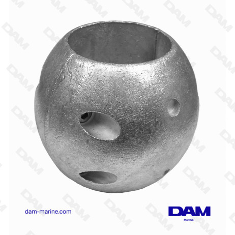 ANODE NOIX ARBRE 60MM - ALUMINIUM