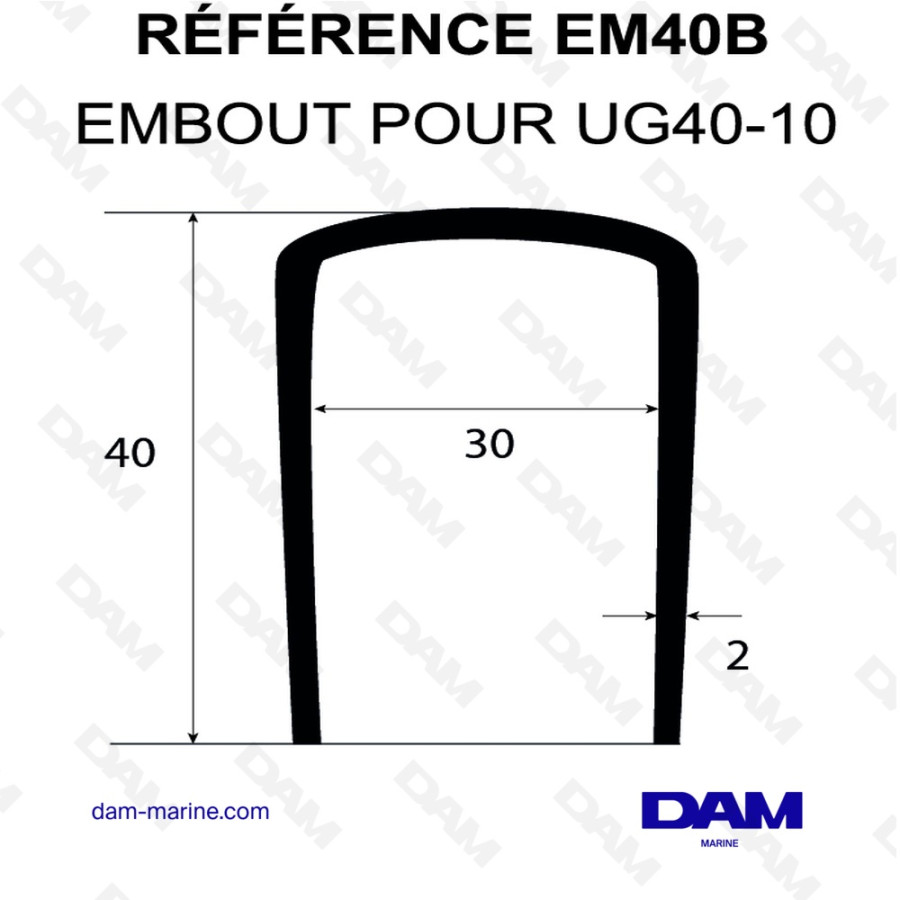 FINISHING END CAP UG40