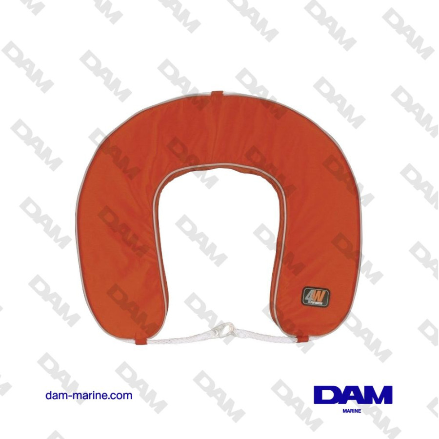 ORANGE HORSESHOE BUOY