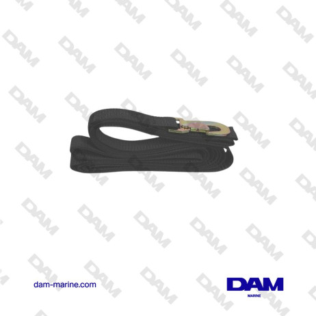 SANGLE DE TRACTION NYLON NOIR REM872