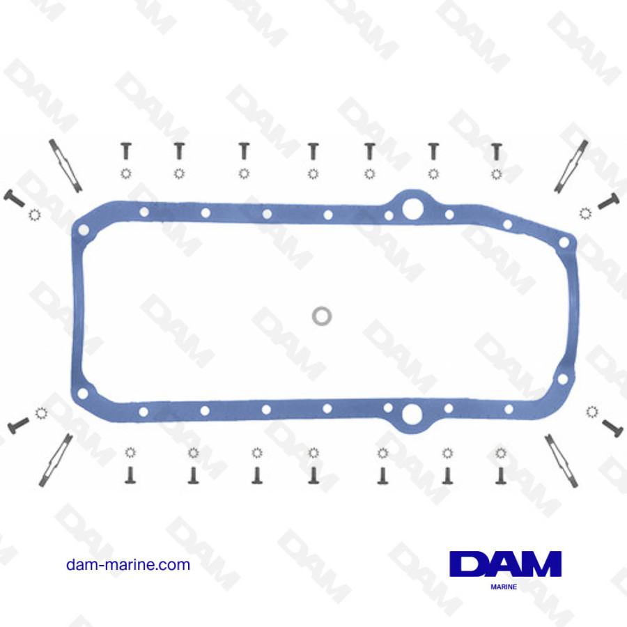 OIL CARTER GASKETS + SCREWS GM SB AV88