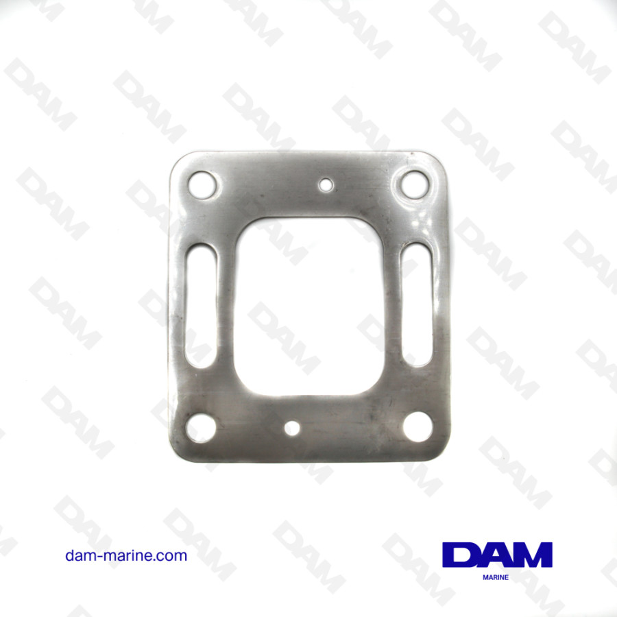 MERCRUISER STAINLESS STEEL EXHAUST ELBOW PLATE