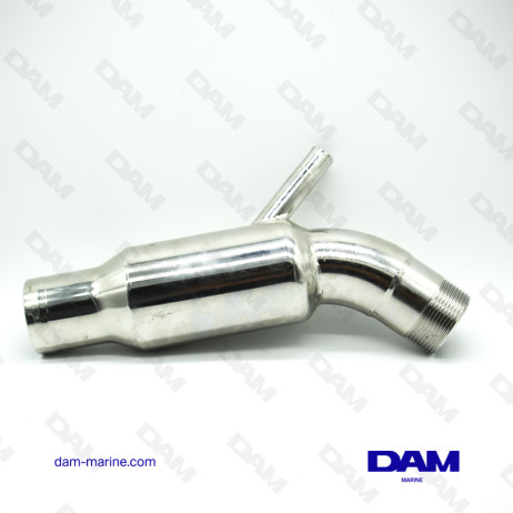 YANMAR 2QM/3QM STAINLESS STEEL EXHAUST ELBOW