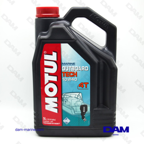 OUTBOARD ENGINE OIL TECH 10W40 - 5L