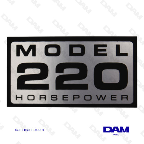 STICKER RIVA POWER 220HP