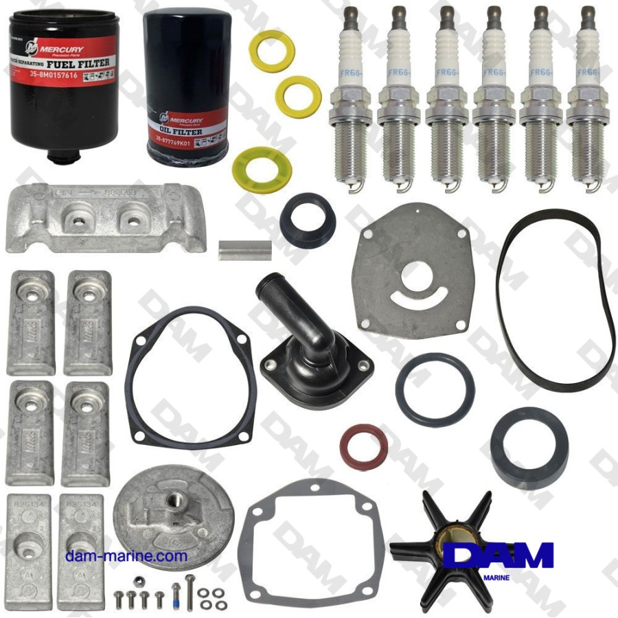 KIT ENTRETIEN MERCURY VERADO L6 - 300HRS AP 2B144123