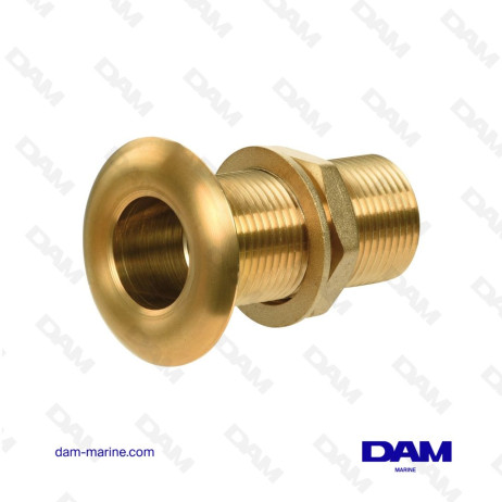 THROUGH-HULL BRASS 1"