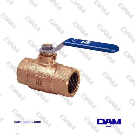 BRONZE QUARTER TURN VALVE 3/4"