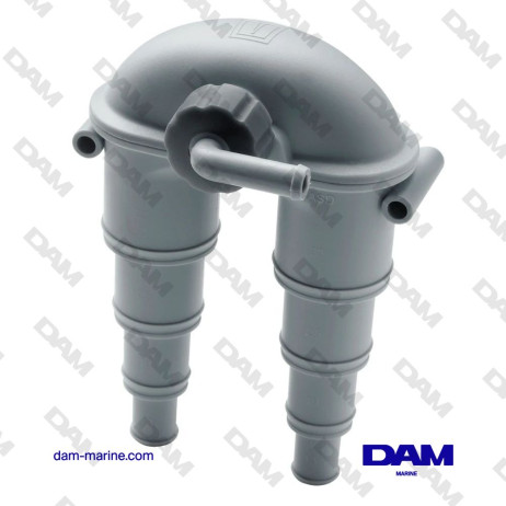 COUDE ANTI-SIPHON TYPE ASD 13/19/25/32 MM AVEC CLAPET