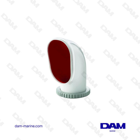 MANCHE A AIR TYPE SAMOEN SILICONE INTERIEUR ROUGE DIAM 125 MM