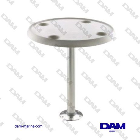 TABLE RONDE 60 CM HAUTEUR FIXE 68 CM