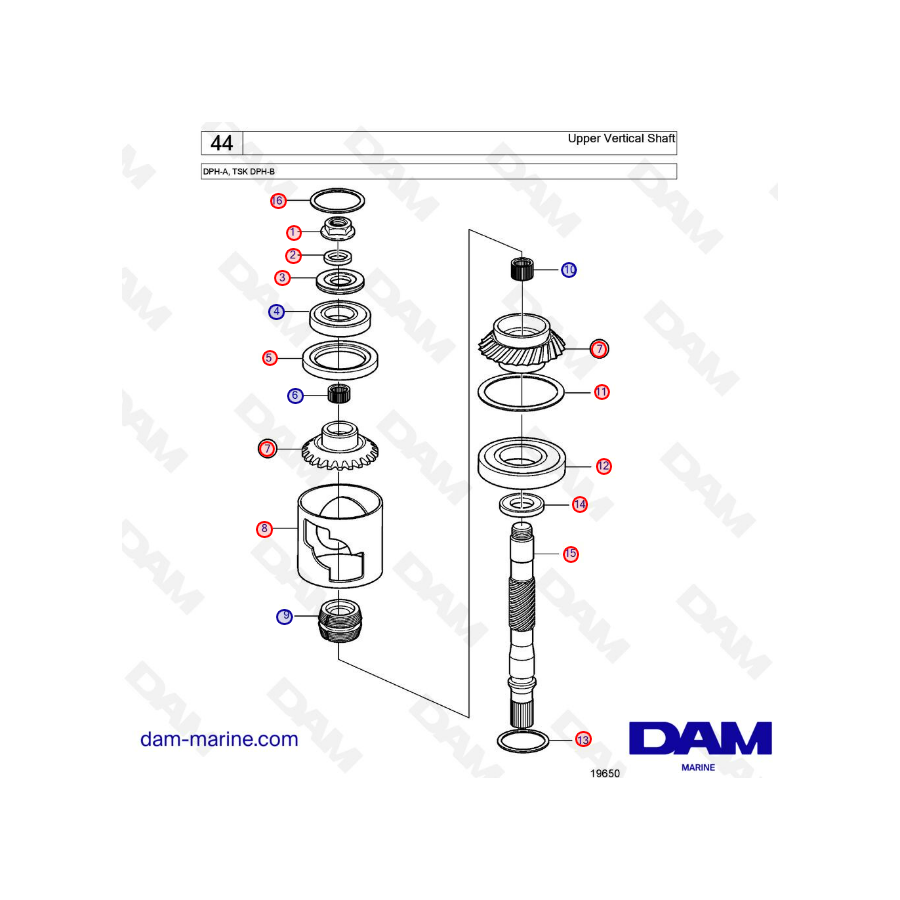 Upper Vertical Shaft - DPH-A & DPH-B