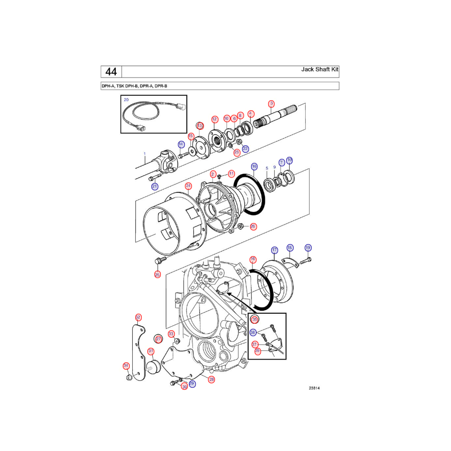 Jack shaft kit DPH