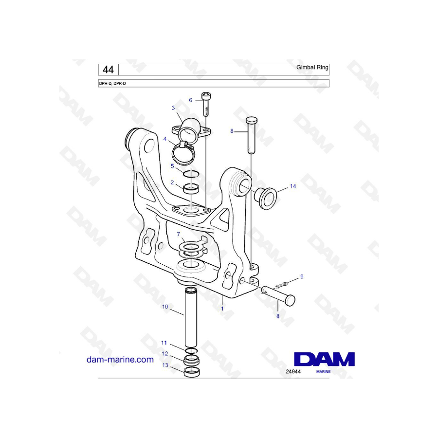 DPH-D, DPR-D Gimbal Ring