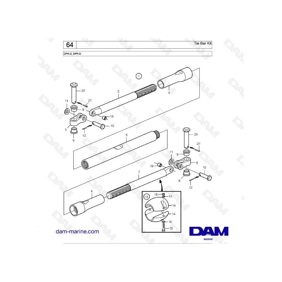 DPH-D, DPR-D, Tie bar kit