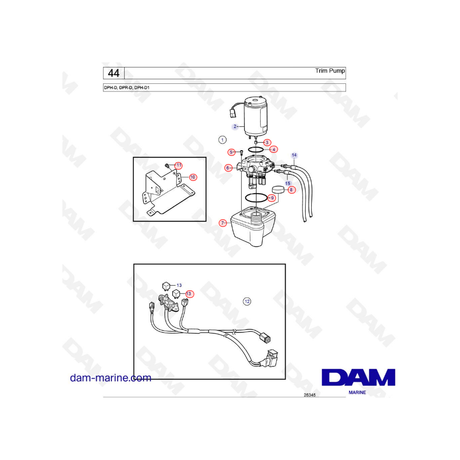 DPH-D, DPR-D, DPH-D1 Trim Pump