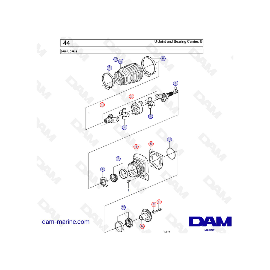 U-joint and Bearing Carrier DPR