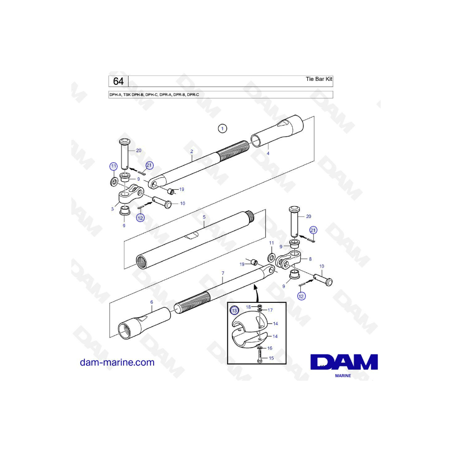 Tie bar Kit DPR