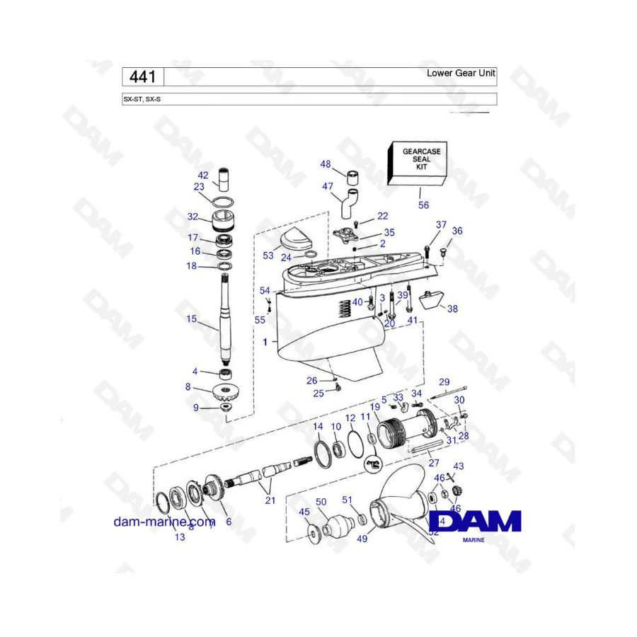 SX-ST, SX-S : Bas d'embase