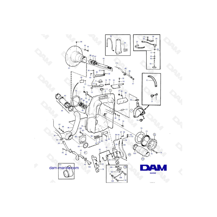 SP-A Platinum Exploded view