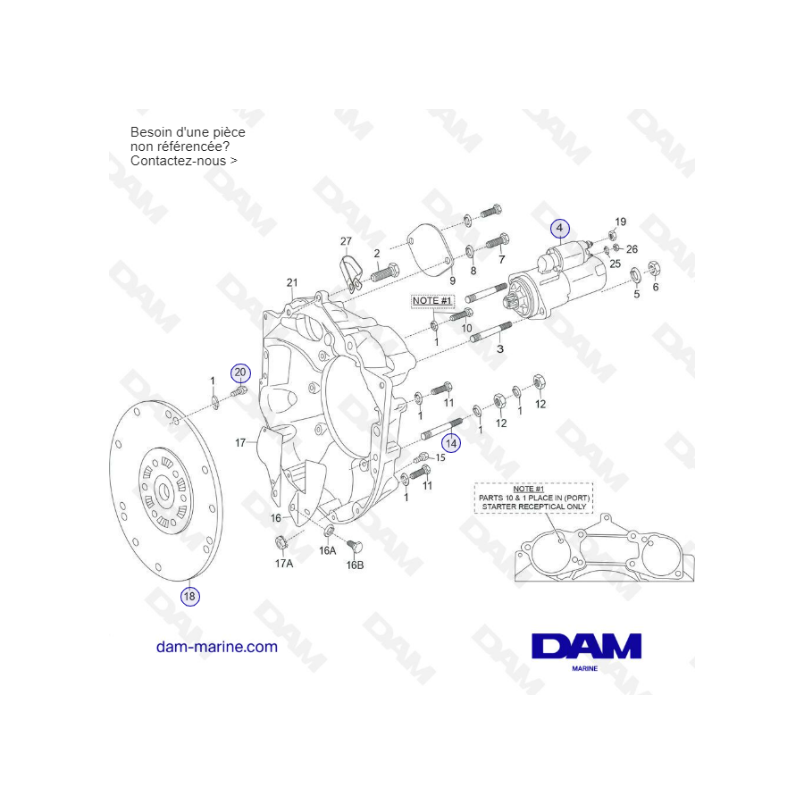 Starter Assembly & Bellhousing H5/H6