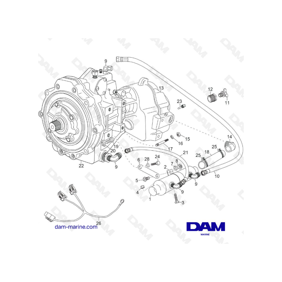 Transmission and related components H5/H6 PCM