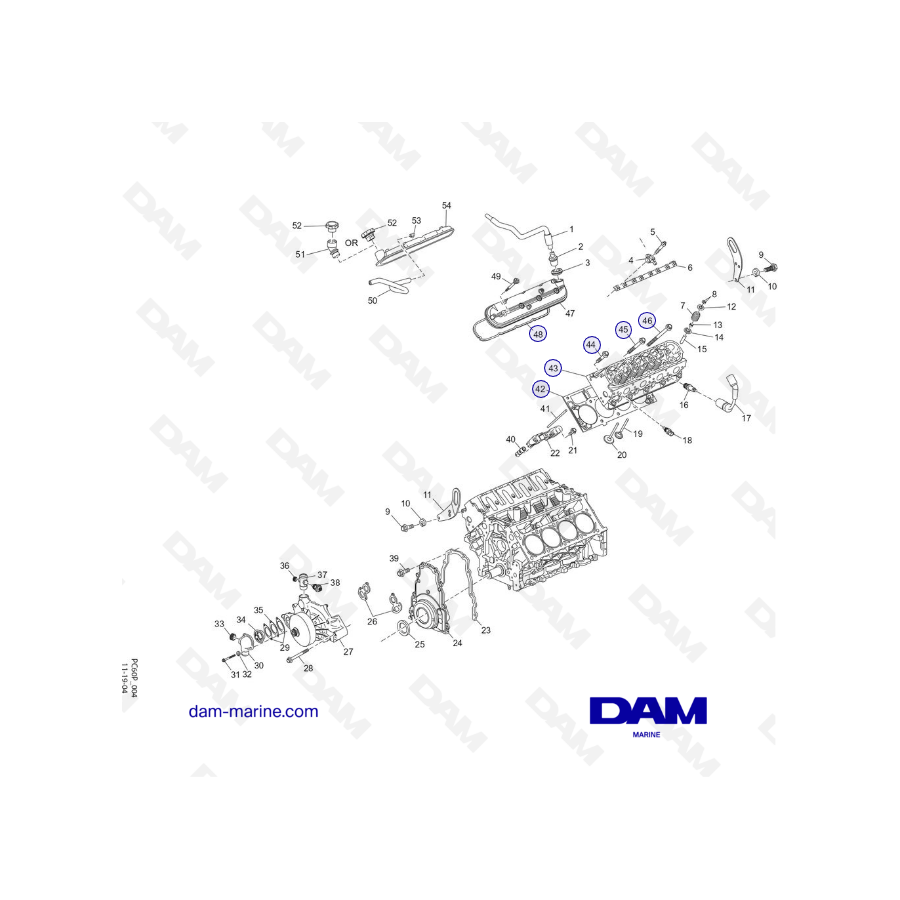 Conjunto de culata PCM ZR6 03-05