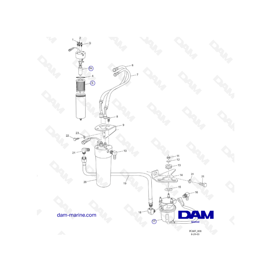 PCM ZR6 03-05 Celda de control de combustible (FCC)