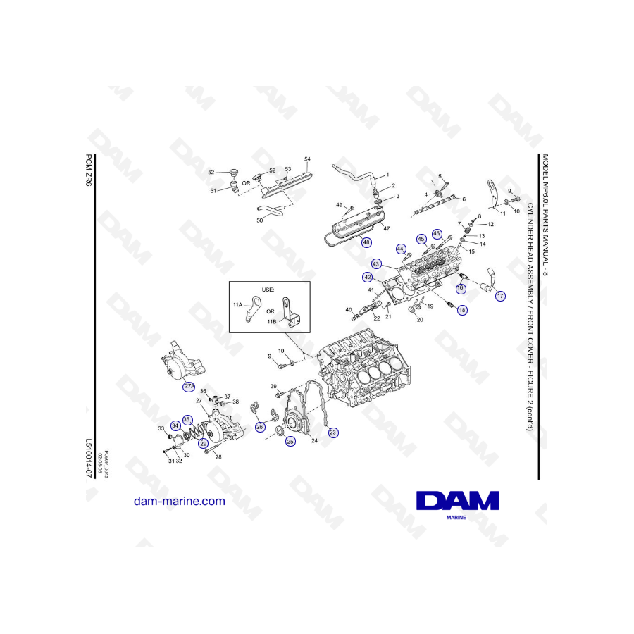 PCM ZR6 07 Conjunto de culata