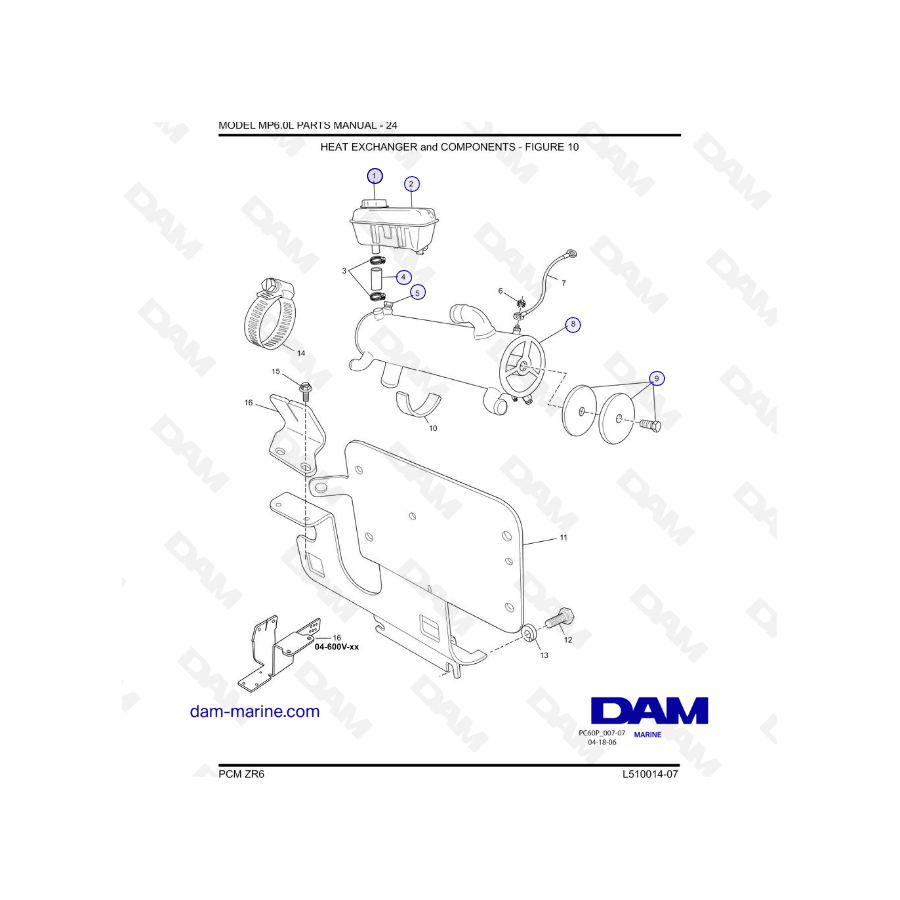 PCM ZR6 07 - Heat exchanger