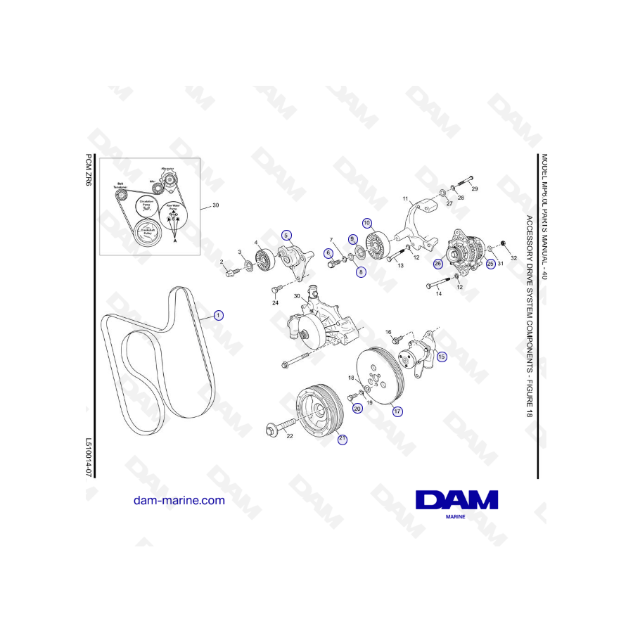 PCM ZR6 07 - Accessory drive system 