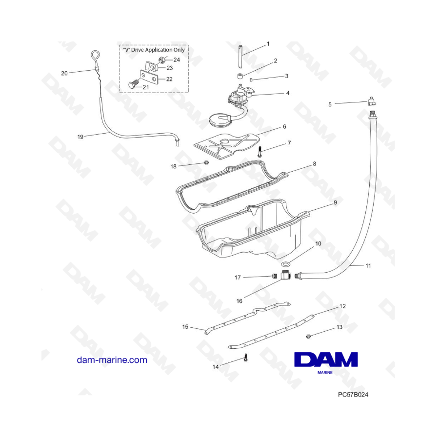 PCM Excalibur 5.7L - Oil Pan & Oil Pump Assembly