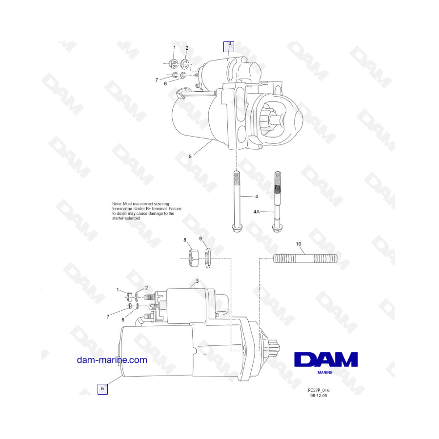 PCM Excalibur 5.7L 02 - Conjunto de arranque