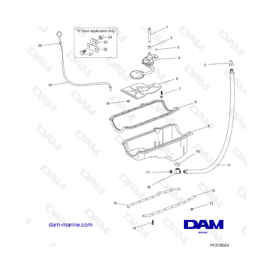 PCM Excalibur 5.7L 02-05 - Oil pan & Oil pump