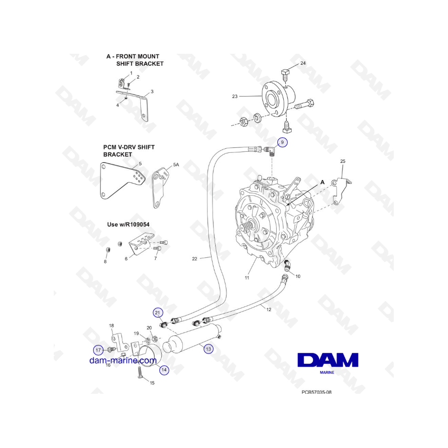 PCM Excalibur 343 - Transmission and related components