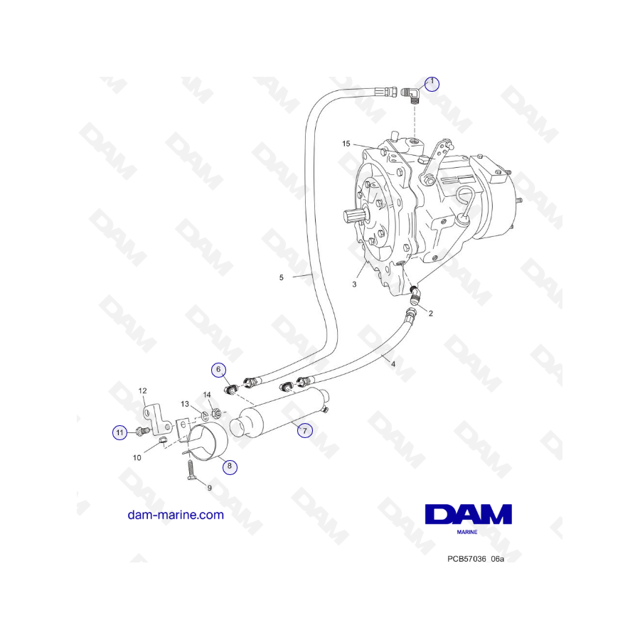 PCM Excalibur 343 - Transmission and related components