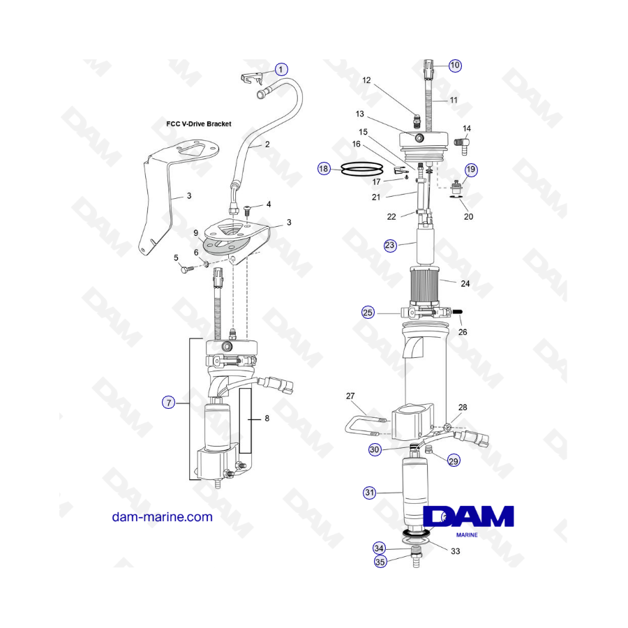 PCM ZR409 - ZR450 - 10+ - COMPONENTES DE LA CELDA DE CONTROL DE COMBUSTIBLE (FCC)