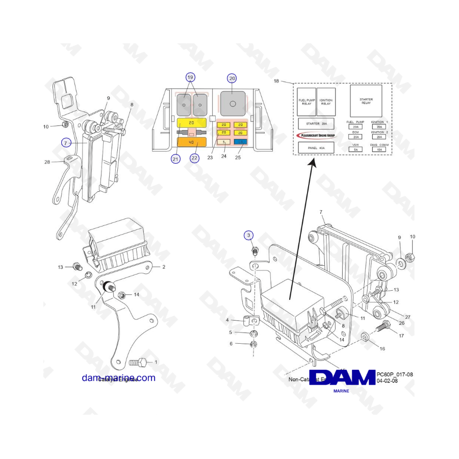 PCM ZR409 - ZR450 - 10+ - ECM and RELAYS