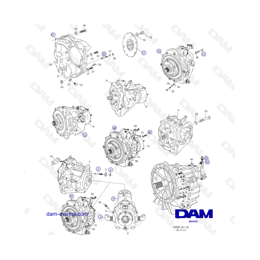 PCM ZR409 - ZR450 - 10+ - ENGINE and TRANSMISSION MOUNTS