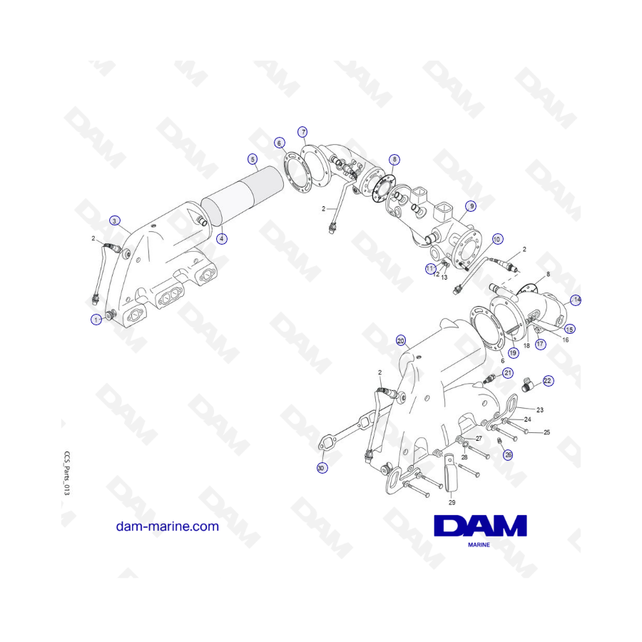 PCM Challenger 5.7 - EXHAUST MANIFOLD and COMPONENTS