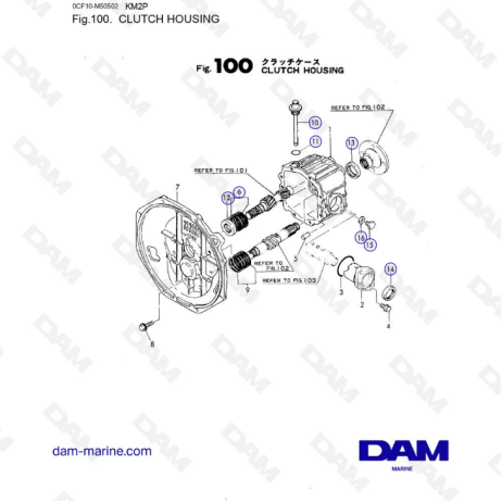 Yanmar 2GM20 - Dispositivo de control remoto