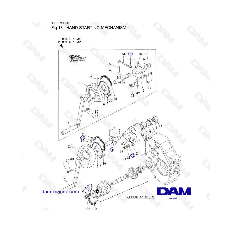 Yanmar 2QM - GOVERNOR