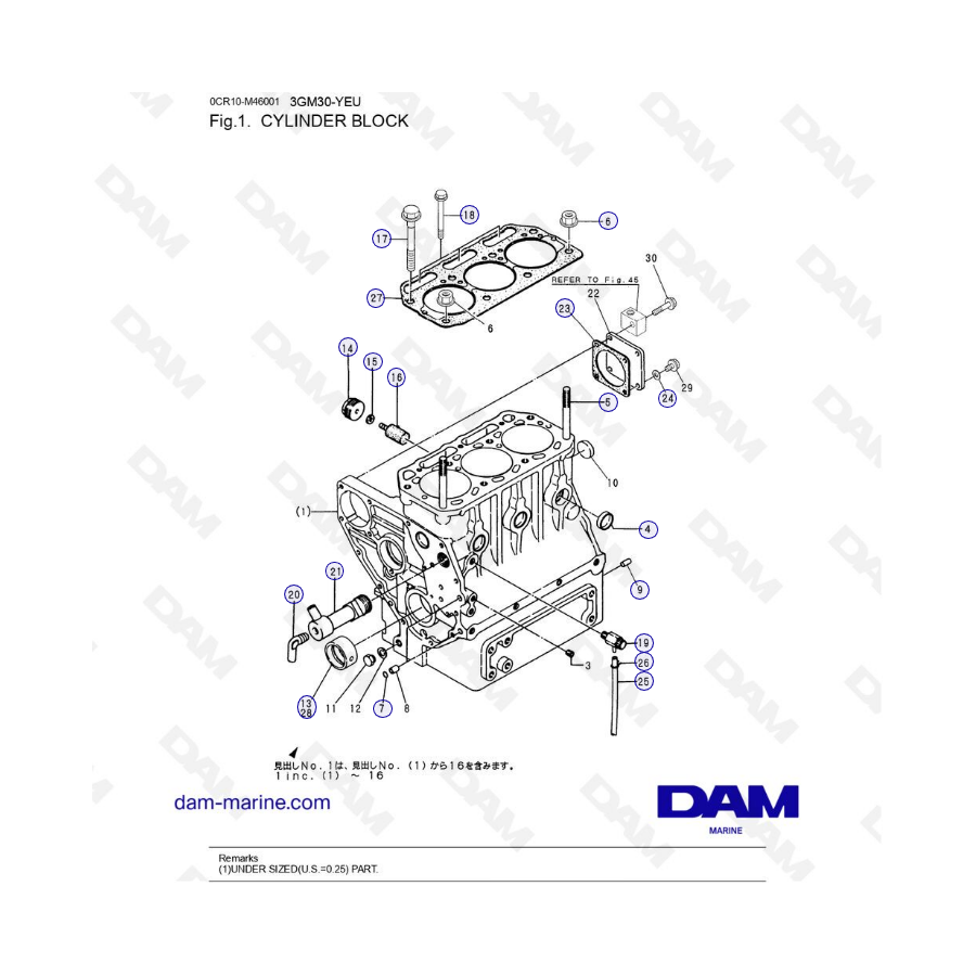 Yanmar 3GM30-YEU