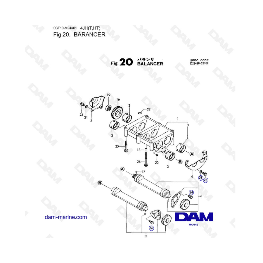 Yanmar 4JH - BARANCER