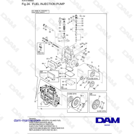 3JH3 - FUEL INJECTION PUMP