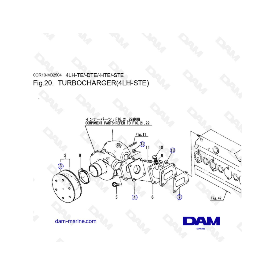 Yanmar 4LH-STE - TURBO