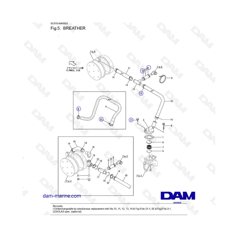 Yanmar 6LYA-STE - BREATHER