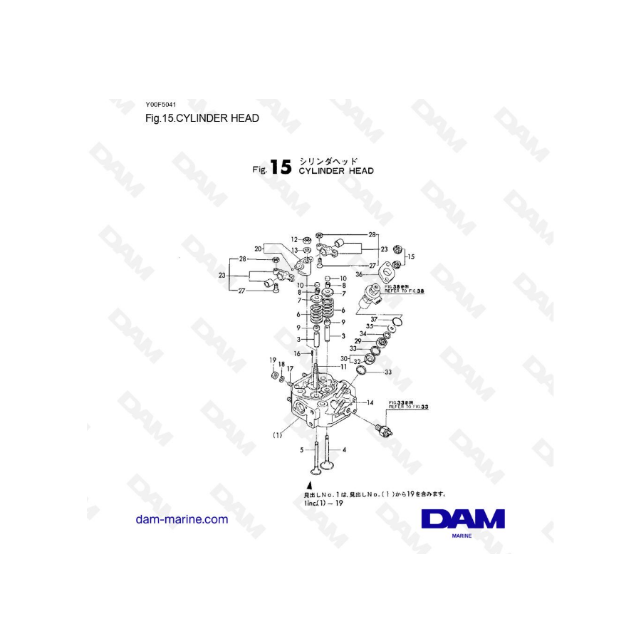 Yanmar 1GM10 - CULATA