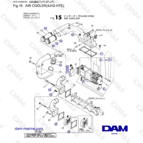 Yanmar 4JH2 - AIR COOLER