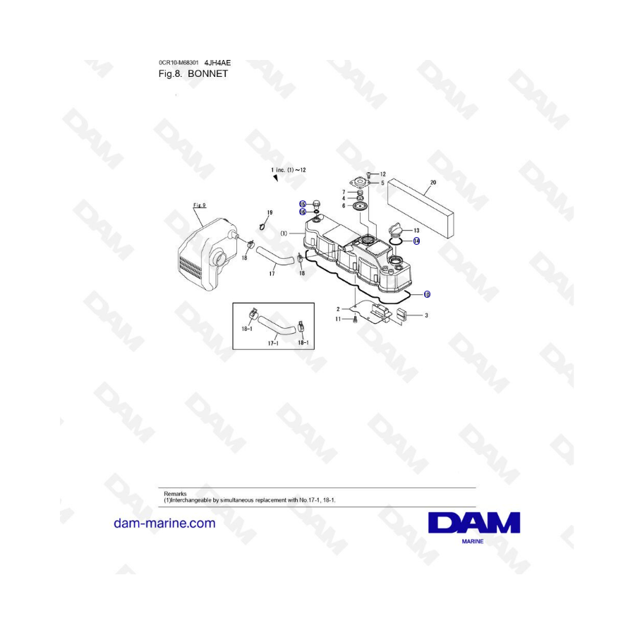 Yanmar 4JH4-AE - BONNEt